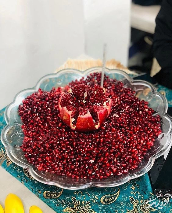 تزیین انار دون شده